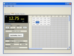 Thickness Gauge Data Logging Software